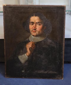 17th Century Spanish Old Master Oil Painting Portrait of Young Nobleman