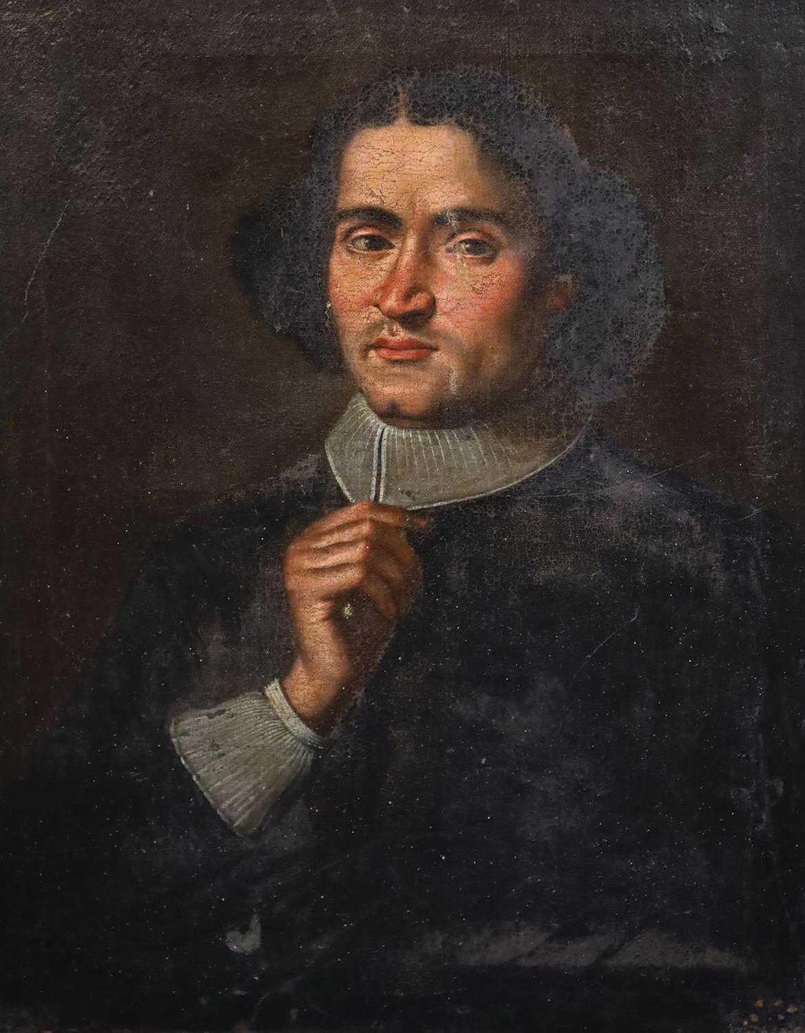 Continental School Portrait Painting - 17th Century Spanish Old Master Oil Painting Portrait of Young Nobleman