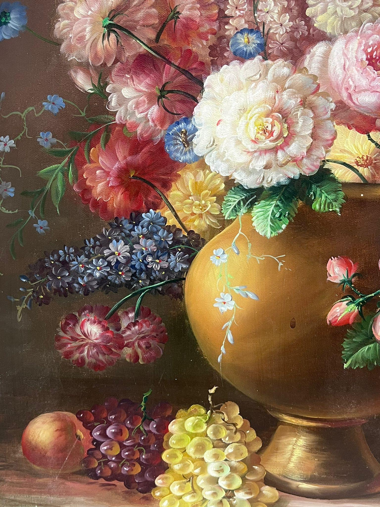 Composizione floreale,
Continental School, fine del XX secolo
molto probabilmente si tratta di un lavoro di pastiche dopo una composizione precedente
olio su tela, senza cornice
tela: 24 x 20 pollici
provenienza: collezione privata
condizioni: