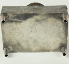 Continental Silver Filigree Trinket Box