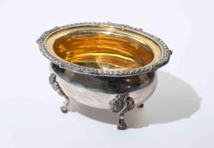Continental Silver-Gilt Open Salt, 1970s