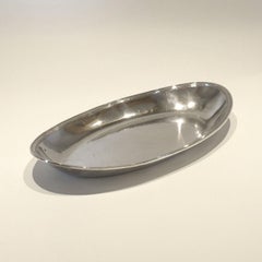 1950s Silver Oval Tray or Dish