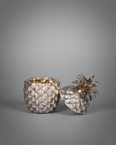 Continental Silver Pineapple Box, circa 1900