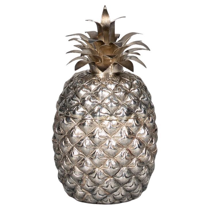 Continental Silver Pineapple Box, circa 1900 For Sale