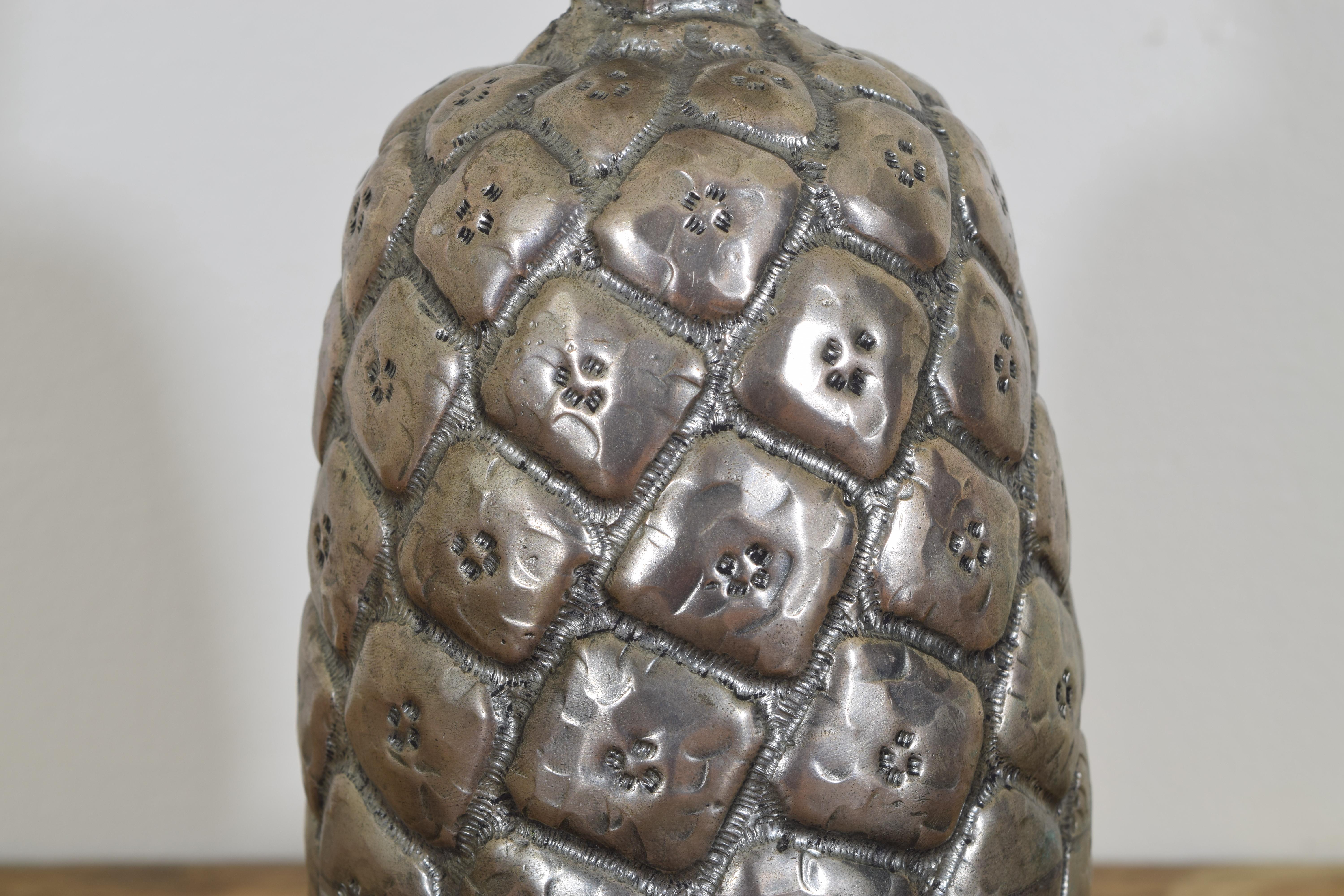 Continental Silver Plated Pineapple, 20th Century In Excellent Condition For Sale In Atlanta, GA