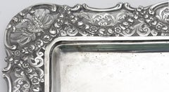 Continental Silver Rectangular Tray, Probably German
