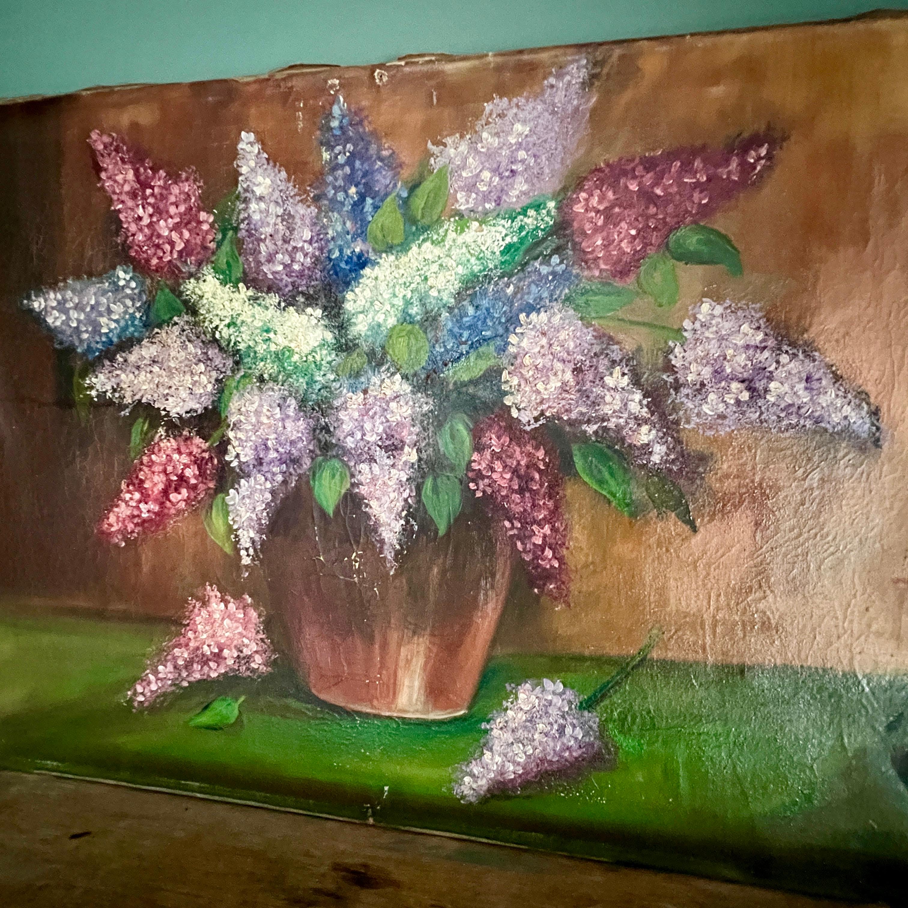 Kontinentales Stillleben Impasto Öl auf Leinwand (20. Jahrhundert) im Angebot
