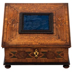 Continental Style Inlaid Lace Maker
s Box, circa 1720s
