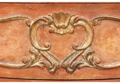 Continental Style Italian Paint Decorated Bombe Chest