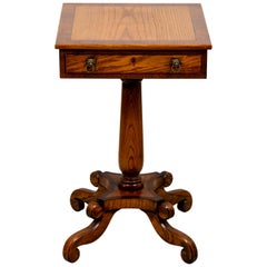 Continental Style Square Top Side Table