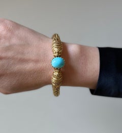 Kontinentales Türkis-Gold-Chimera-Armband