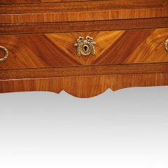 Continental Walnut Marble-Top Commode, circa 1920