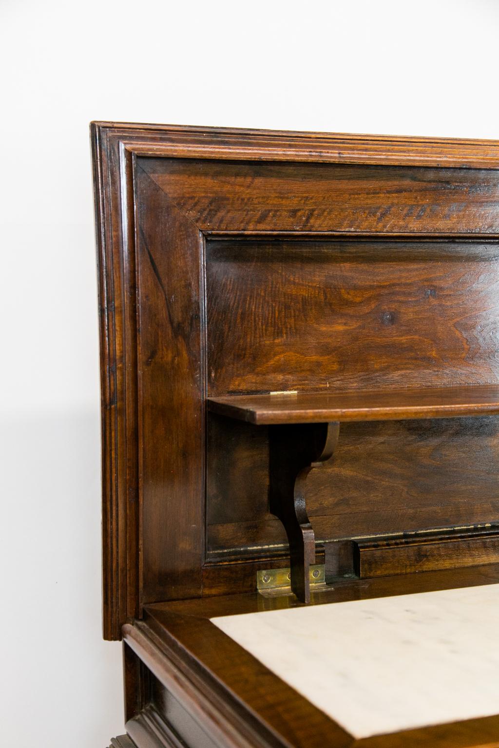 Continental Walnut Three-Tiered Barley Twist Shelf 8