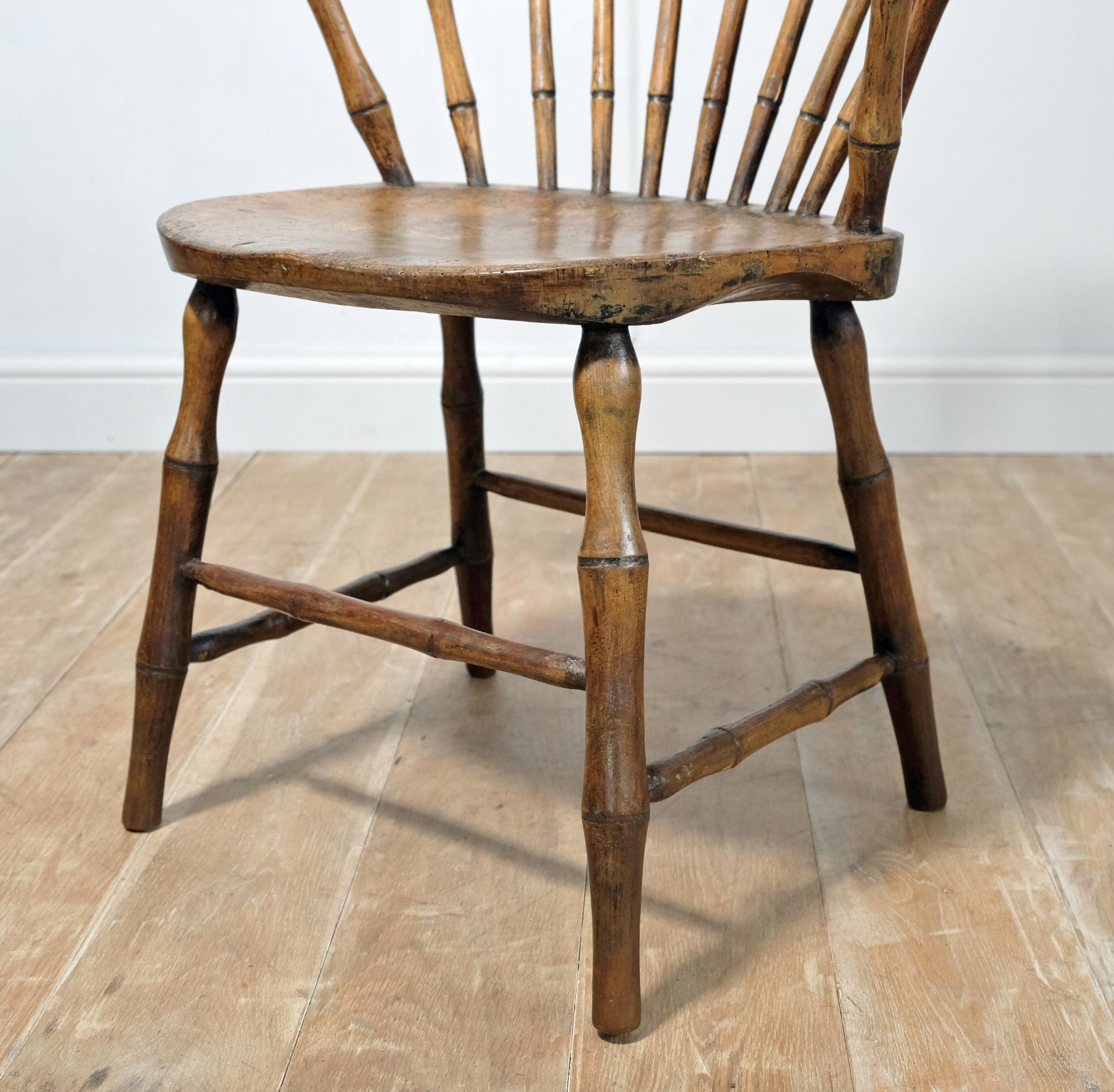 Continuous Arm Yealmpton Windsor Chair, English, Armchair, Original Paint, 1820s 1