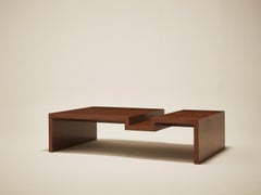 Continuous Coffee Table I - Hand applied wood veneer