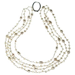 Continuous Strand Freshwater Pearl Necklace
