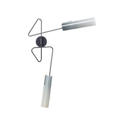 Continuum 04 Sconce: Oil-Rubbed Bronze/Slate Ombre Glass by Avram Rusu Studio
