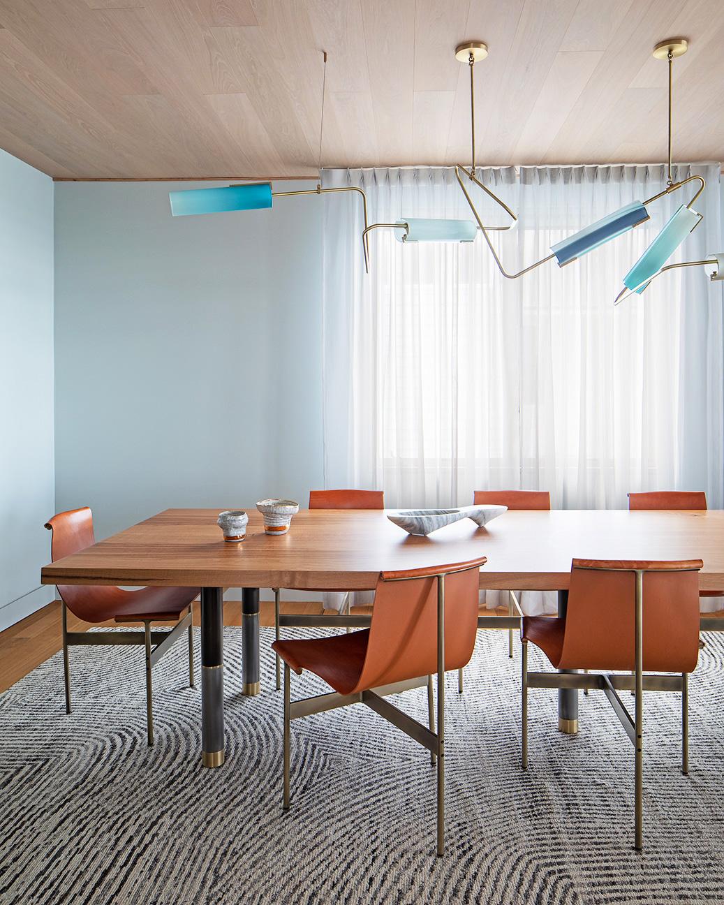Lampadario Continuum 102: Raisin, Charcoal and Orange Glass di AVRAM RUSU STUDIO In condizioni Nuovo in vendita a Brooklyn, NY