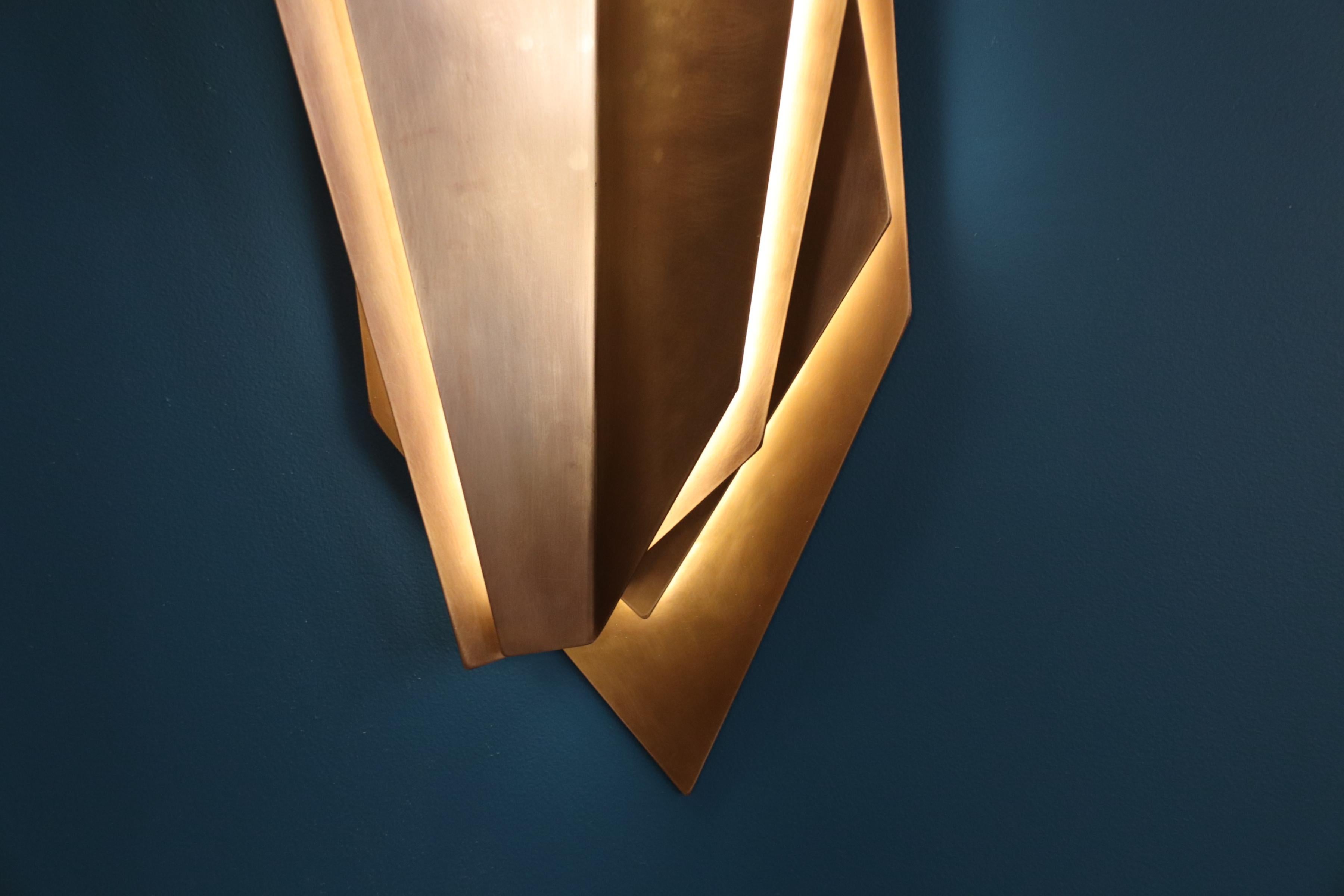 Post-Modern Continuum 900 Wall Sconce by Lost Profile Studio For Sale