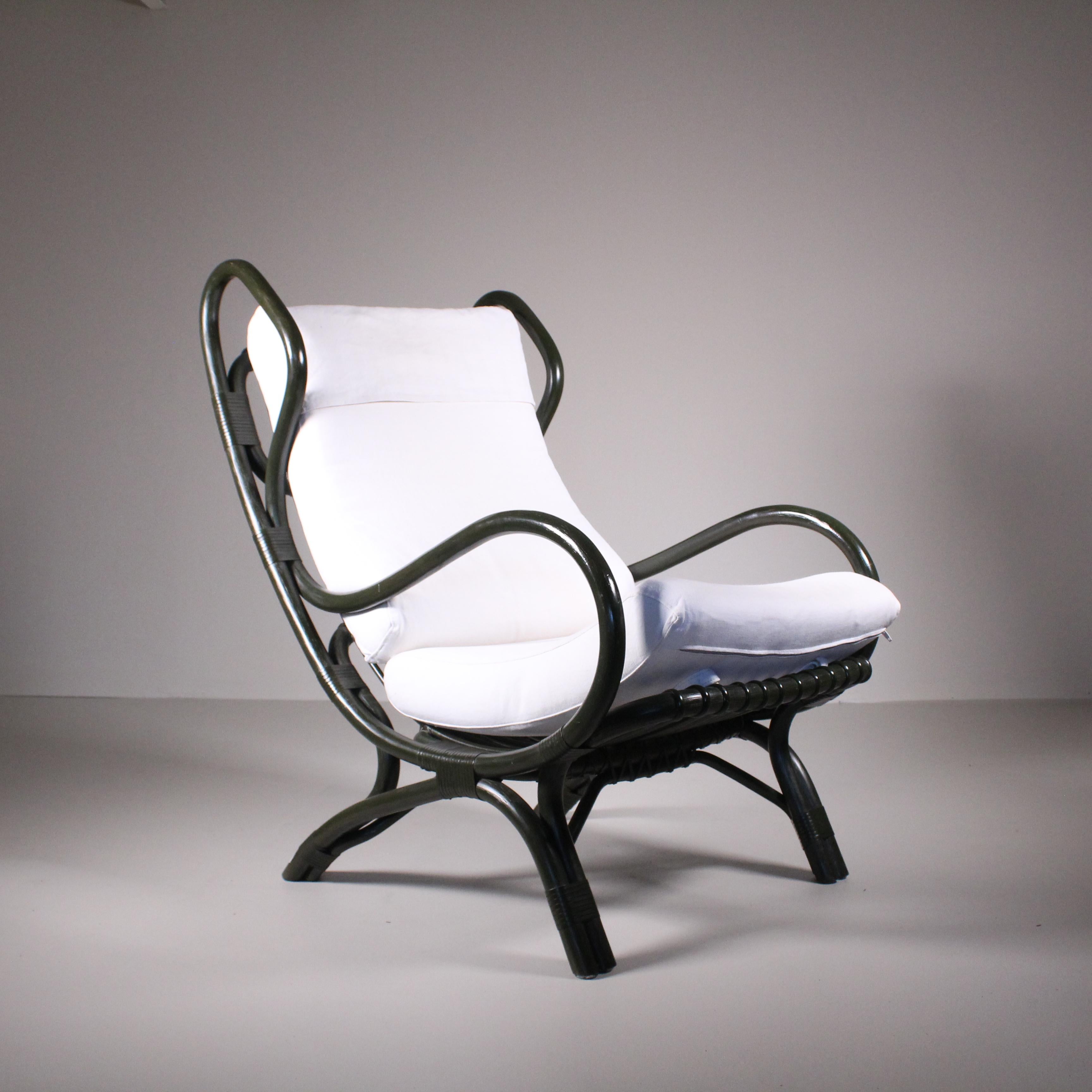 Continuum Armchair, Gio Ponti, Bonacina 1963 For Sale 7