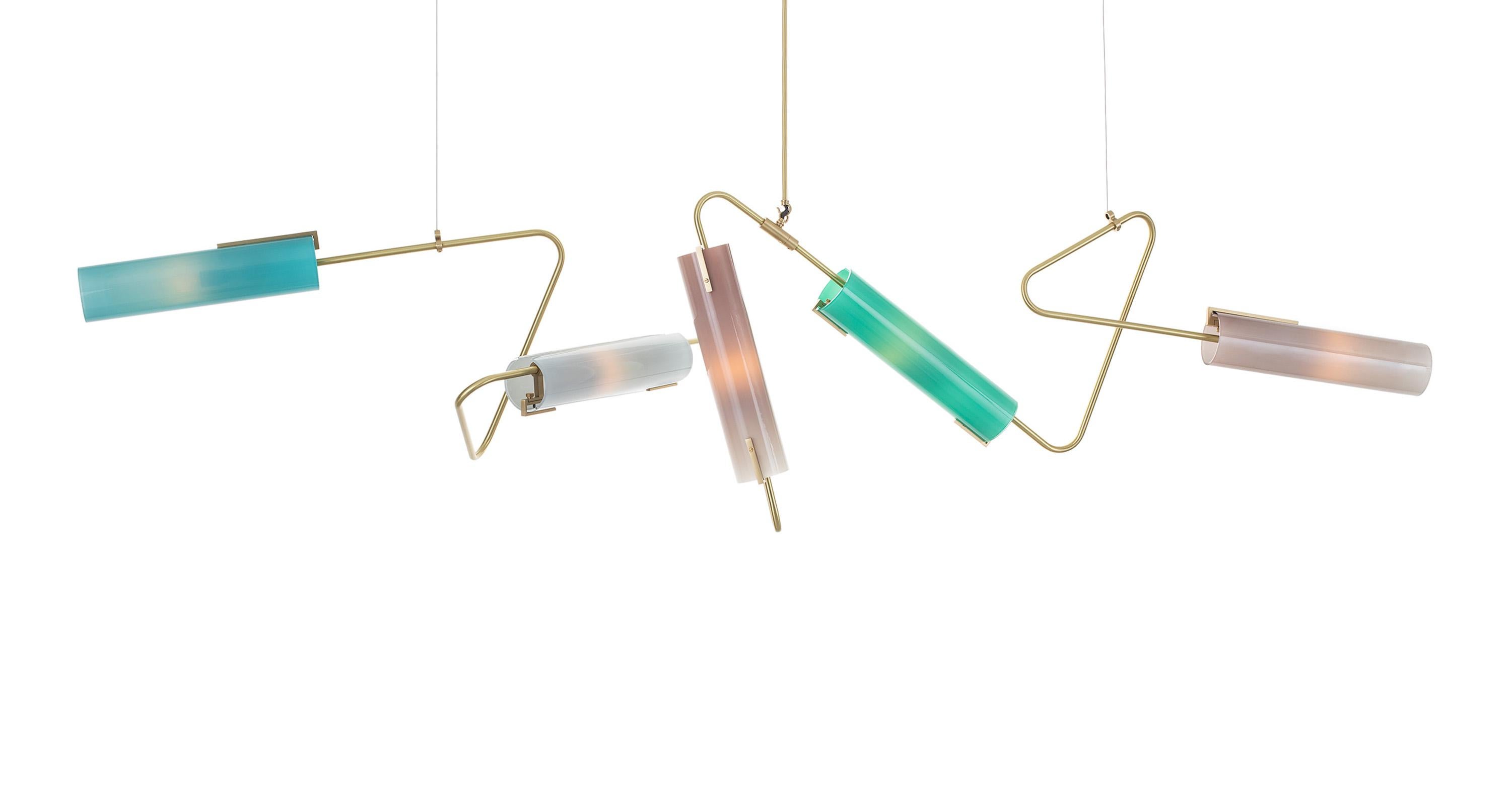 Continuum Collection Chandelier by AVRAM RUSU STUDIO In New Condition For Sale In Brooklyn, NY