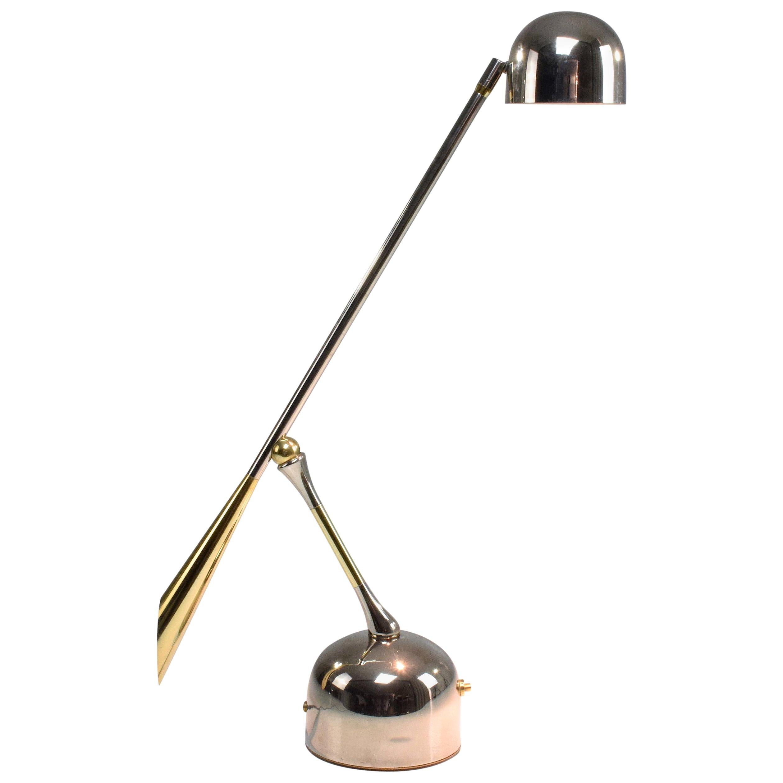 Continuum-II Contemporary Brass Double Articulating Lamp
