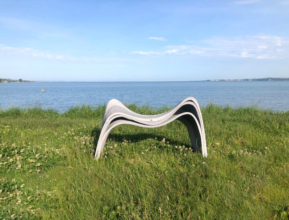 A collaboration between London-based designers HagenHinderdael and Austrian 3D printed concrete specialists Concrete3D, CONTOUR is a new bench combining environmentally friendly printing technology with bespoke design. Launched in March 2022 at the