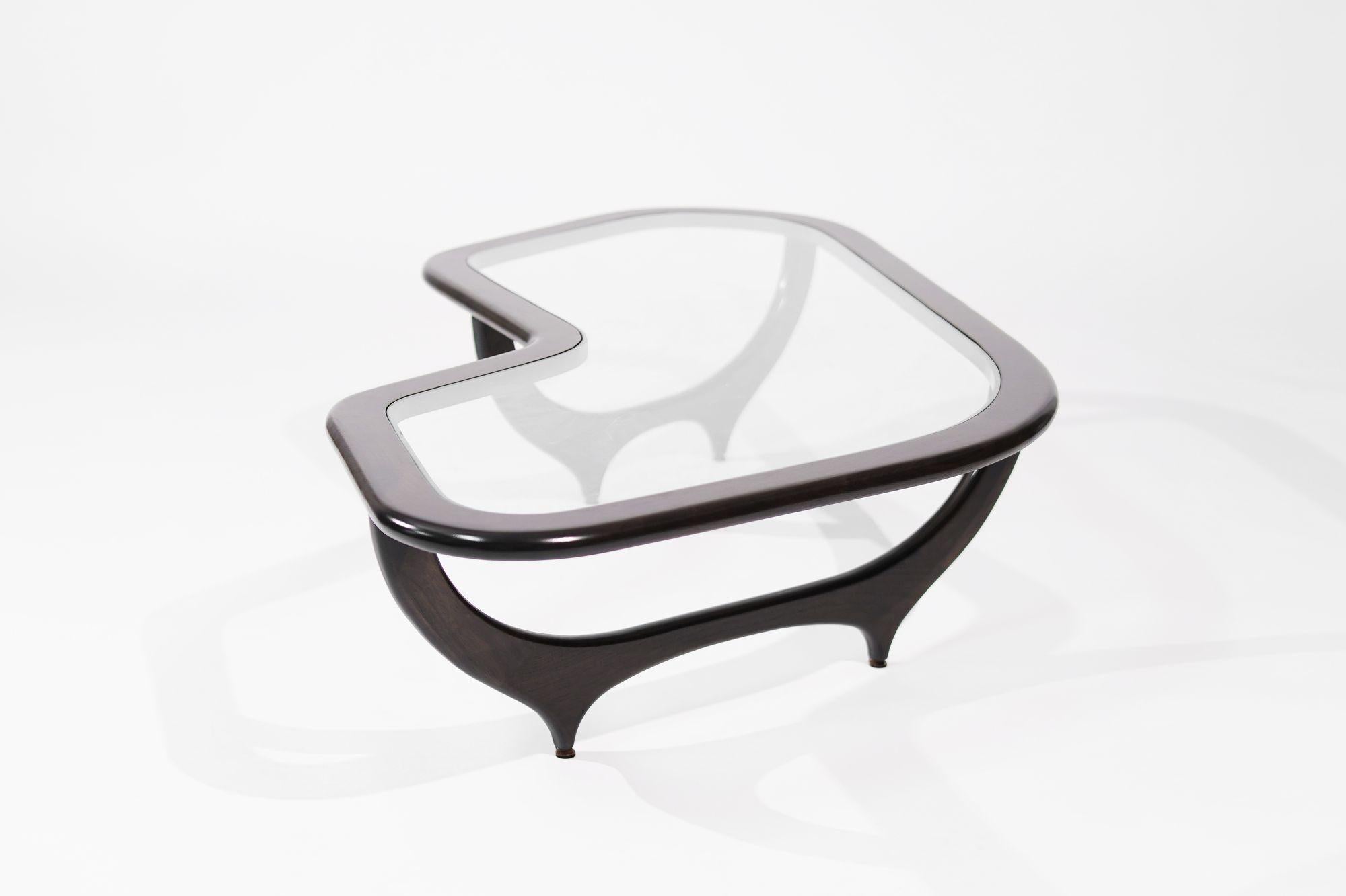 Contour Coffee Table in Espresso by Stamford Modern In New Condition For Sale In Westport, CT