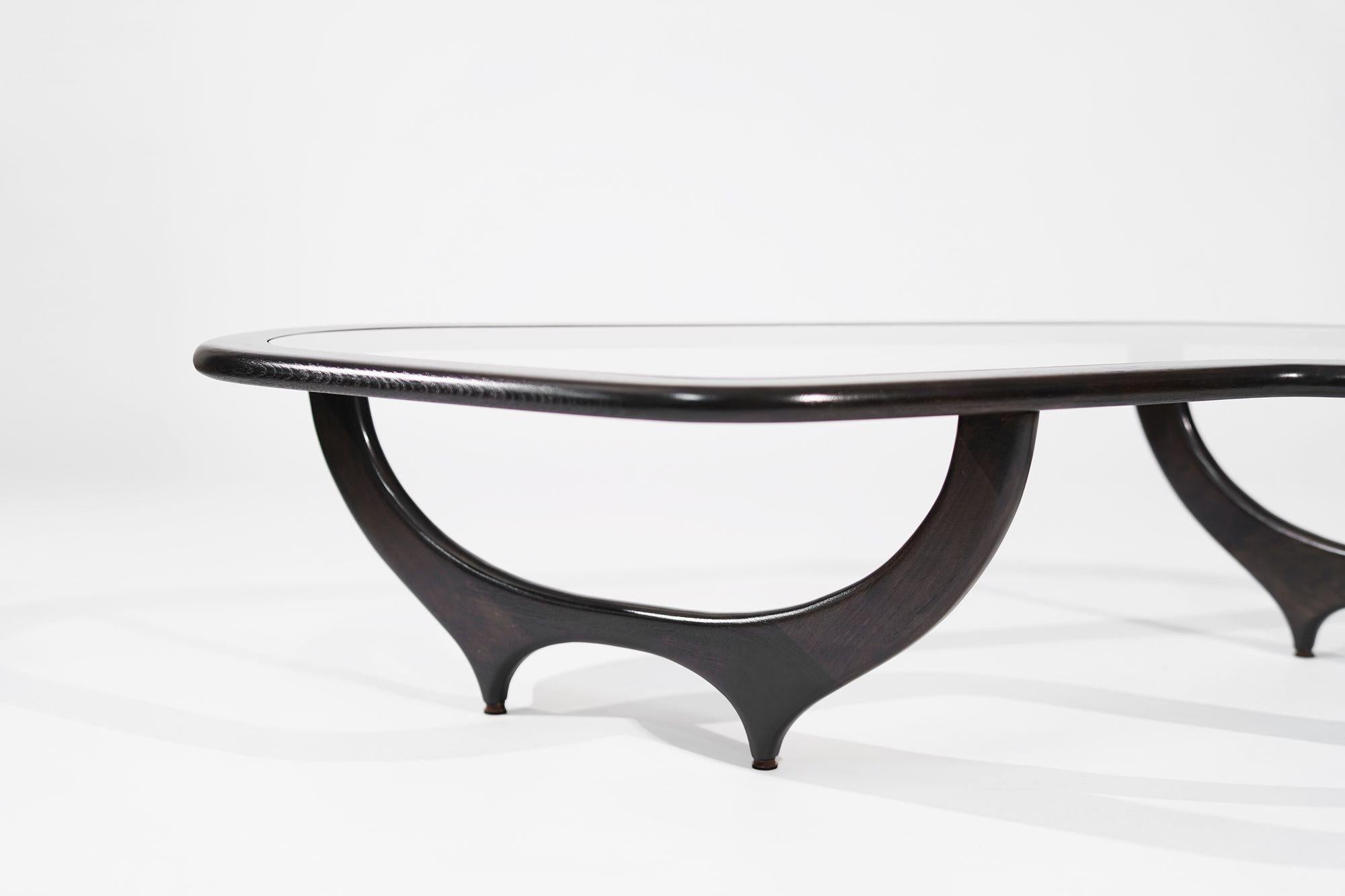 Contour Coffee Table in Espresso by Stamford Modern For Sale 1