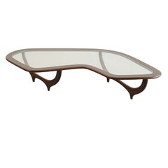 Contour Coffee Table in Special Walnut by Stamford Modern
