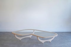 Contour Coffee Table in White Oak by Stamford Modern
