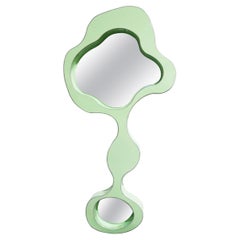 Miroir mural Contour Green by Bert Furnari Aluminium peint par poudrage RetroFuturistic