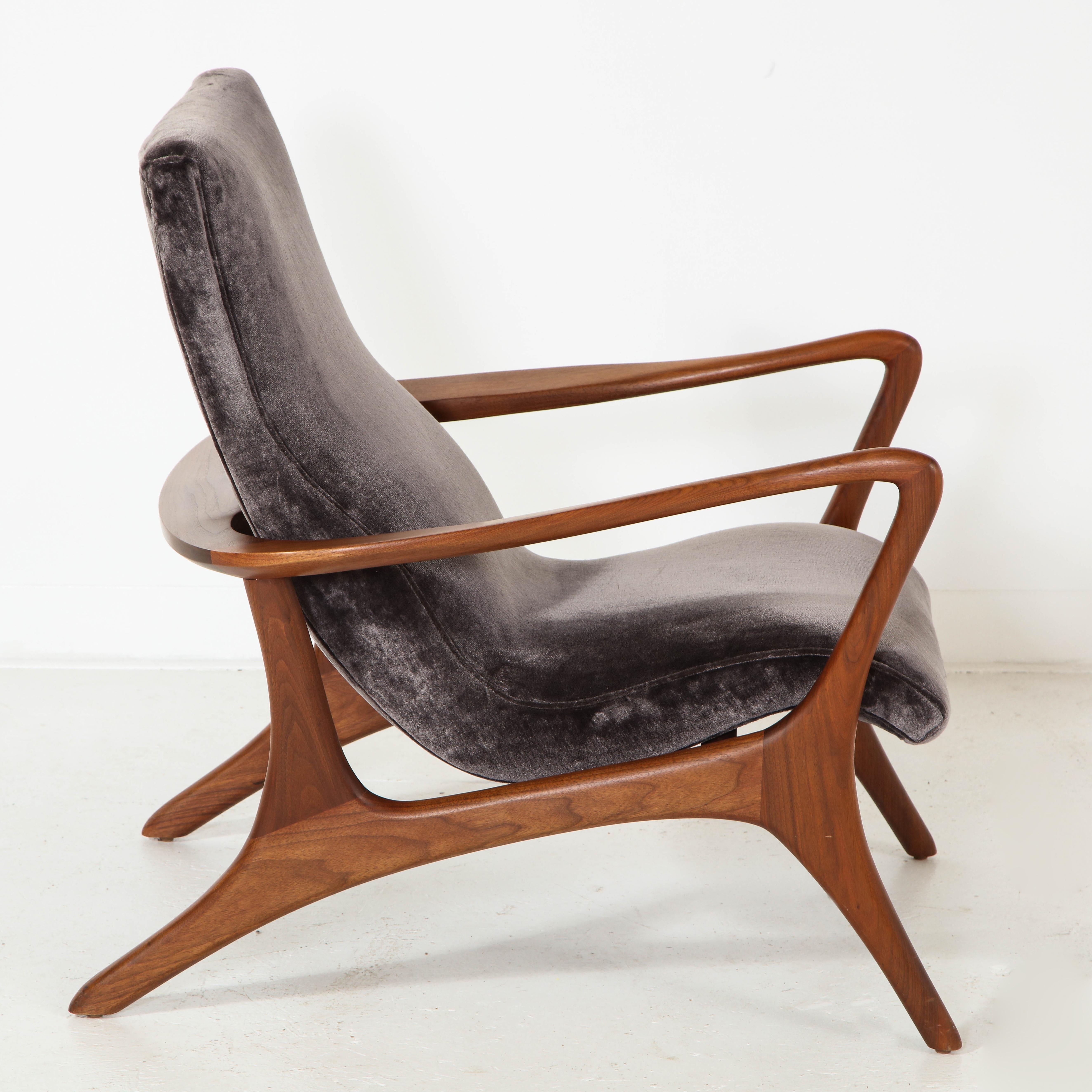 American Contour Low Back Lounge Chair Offered by Vladimir Kagan Design Group