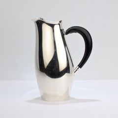 Contour Silver Plated Cocktail Pitcher by Robert King & John Van Koert for Towle