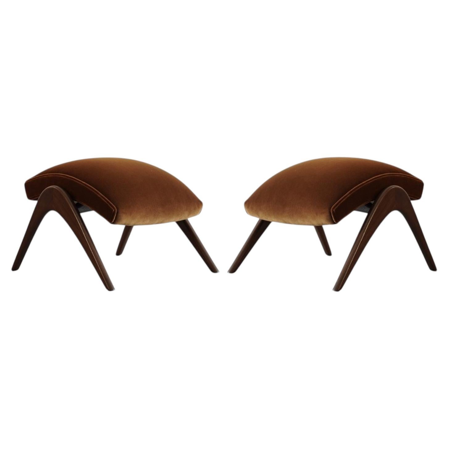 Contour Stools by Vladimir Kagan