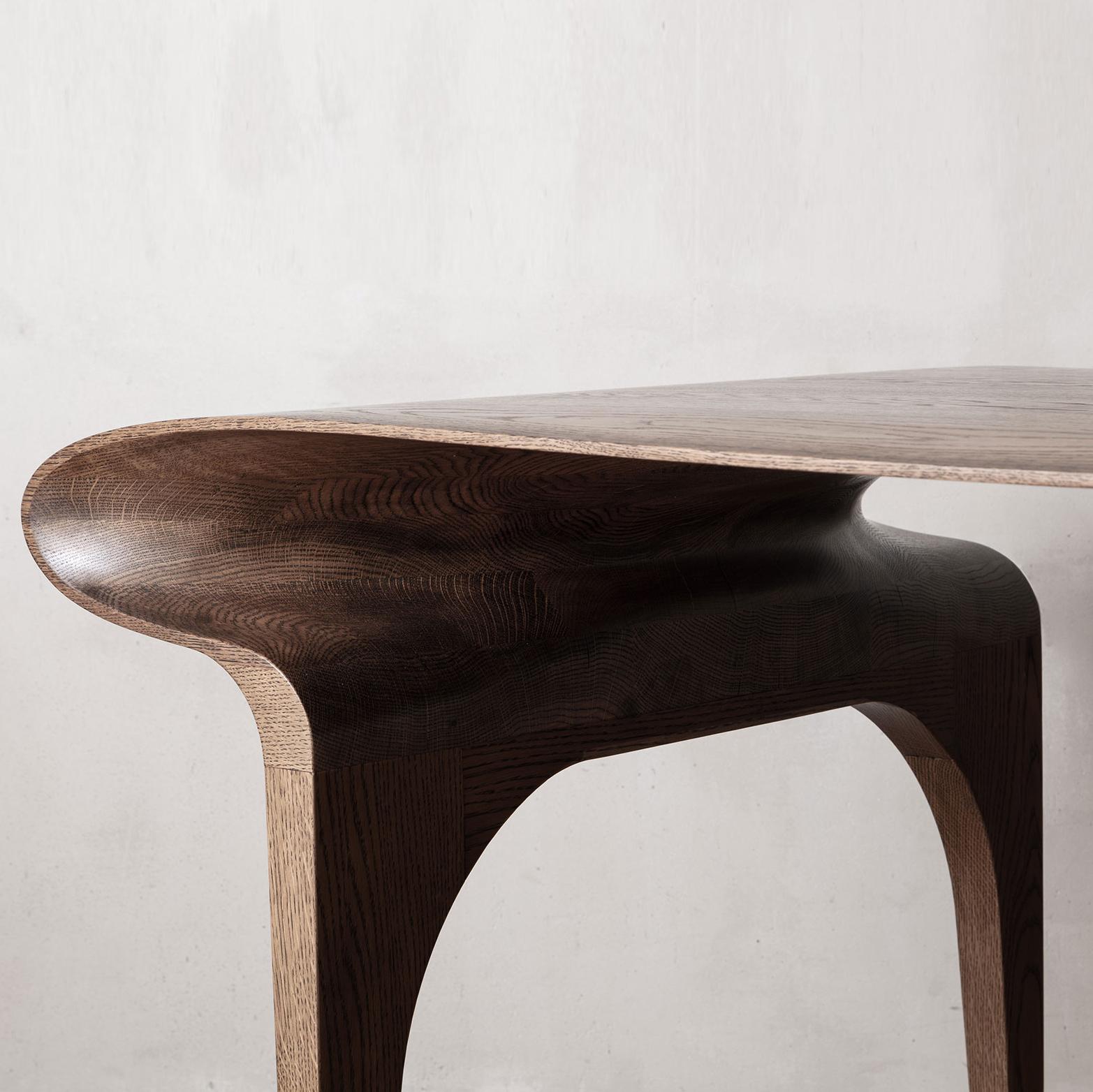Stained Contour Table by Bodo Sperlein For Sale