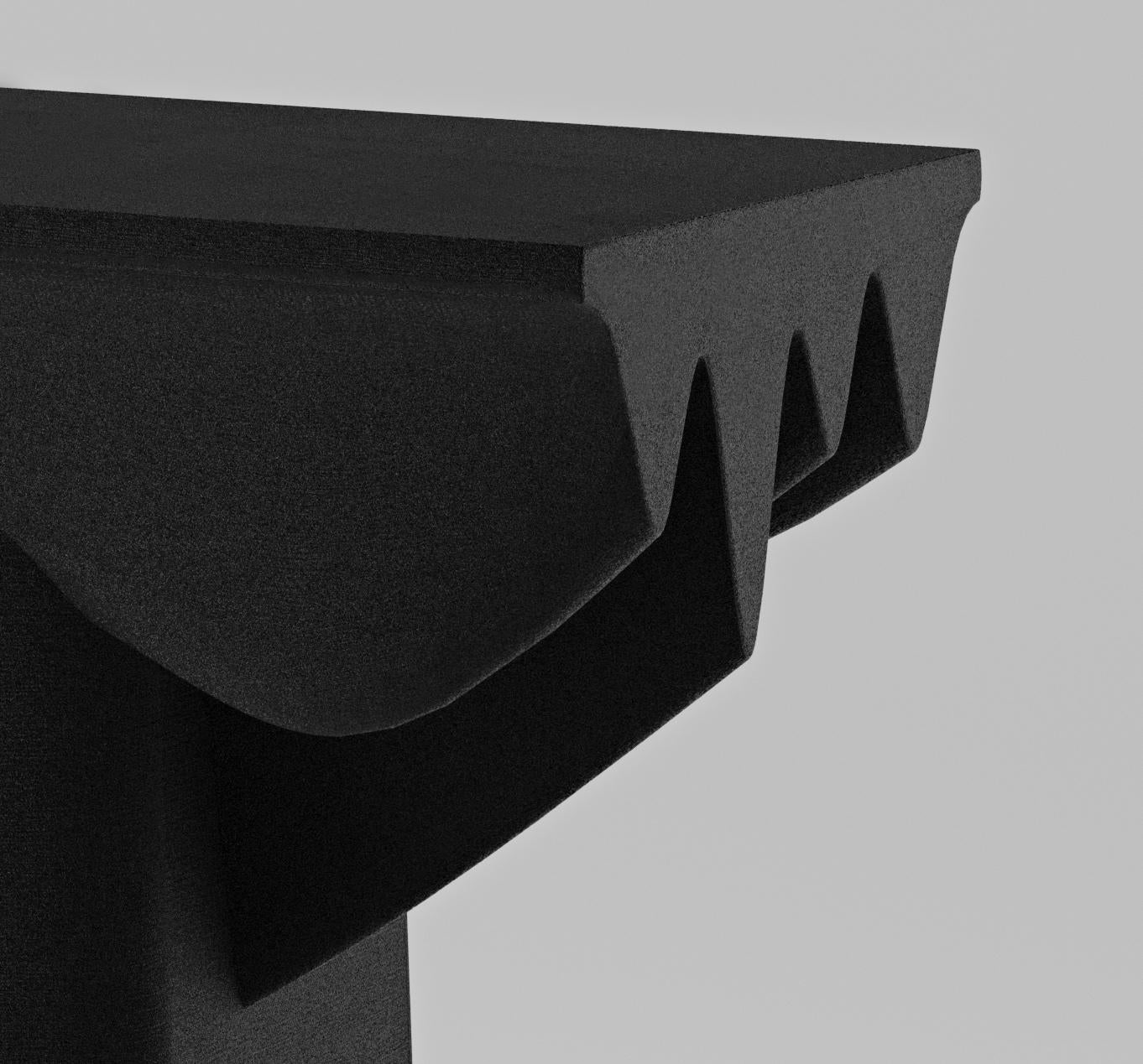Contourage Quartz Sand Console Table by Studio TOOJ In New Condition For Sale In Geneve, CH