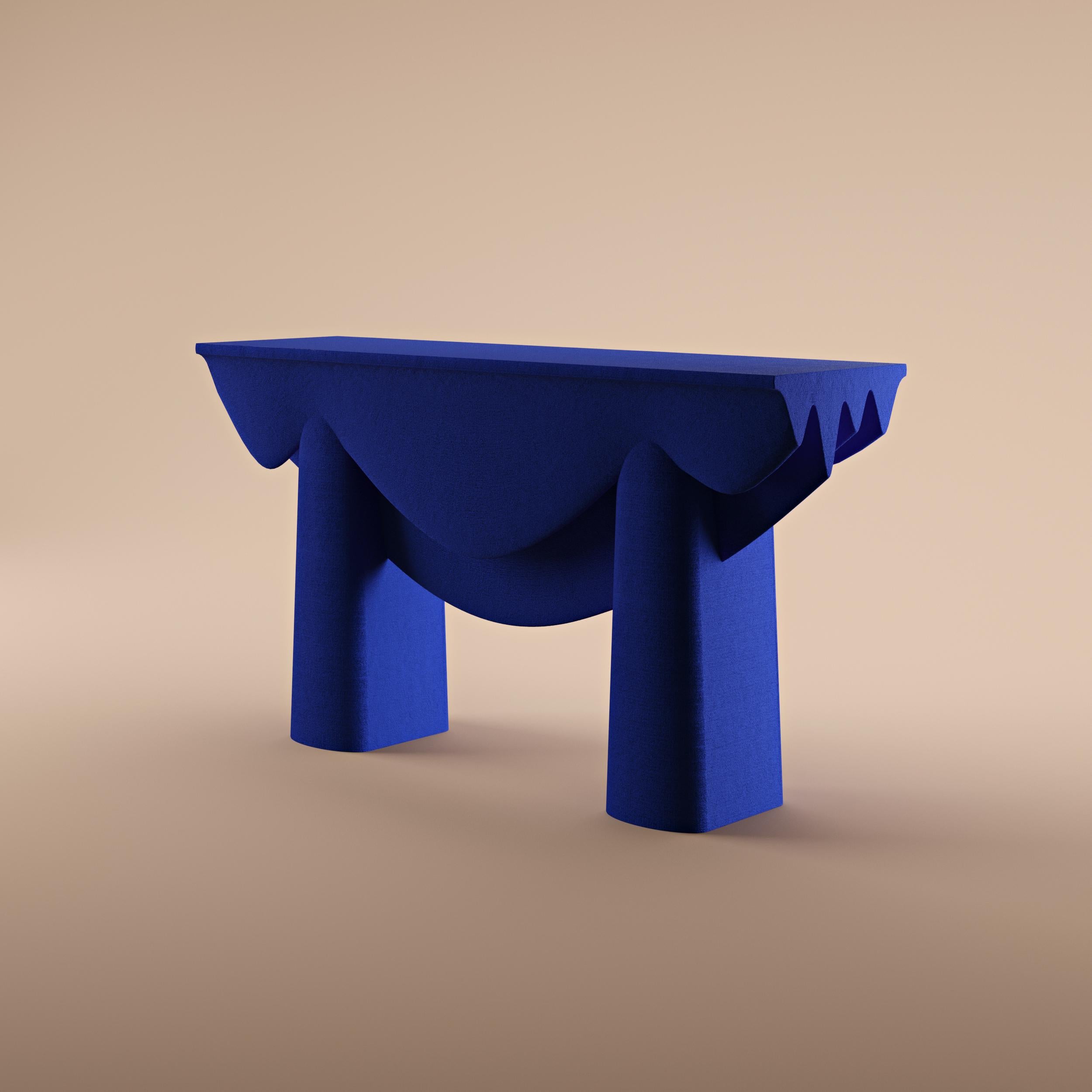 Contourage Quartz Sand Console Table by Studio TOOJ In New Condition For Sale In Geneve, CH