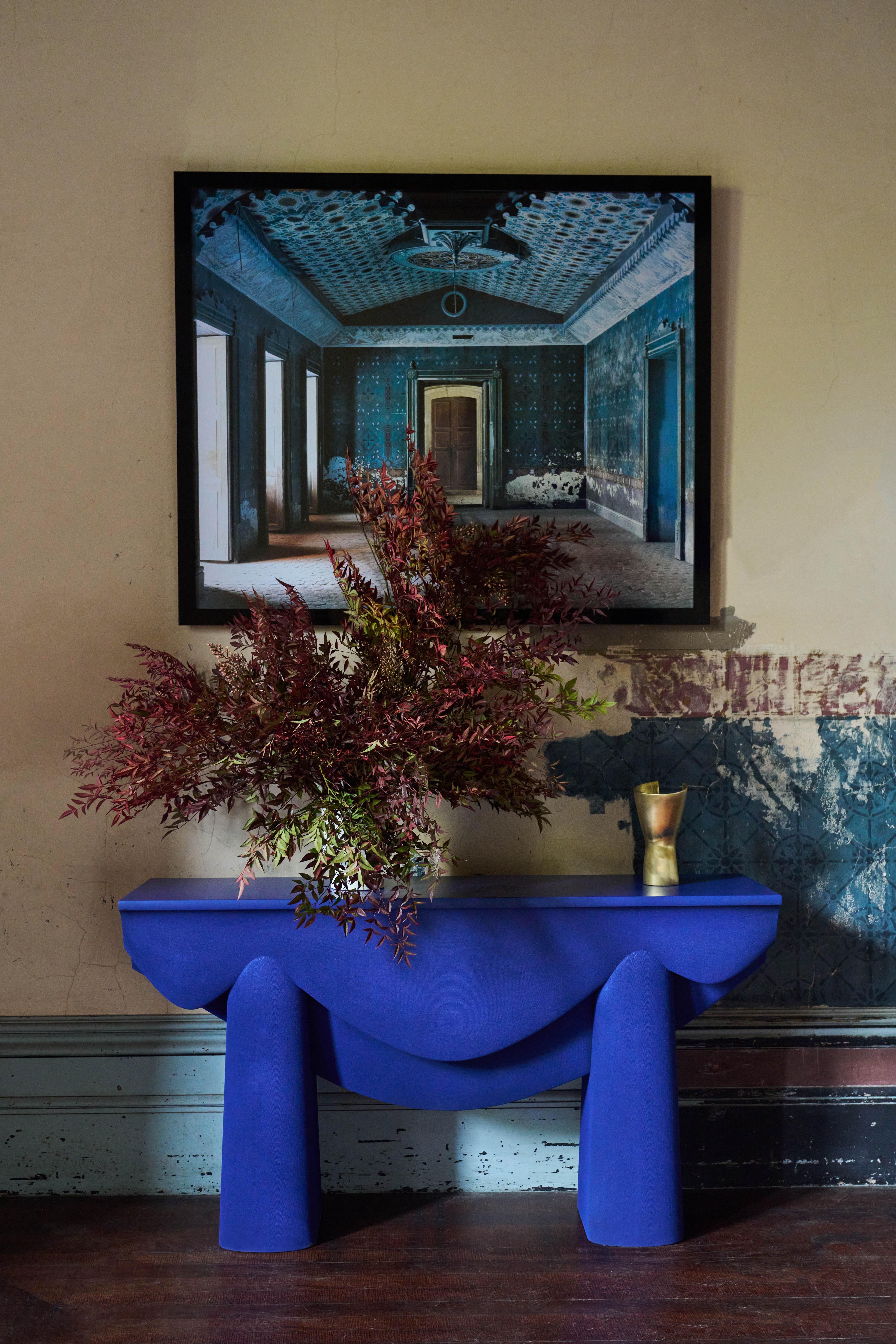 Other Contourage Quartz Sand Console Table by Studio TOOJ For Sale