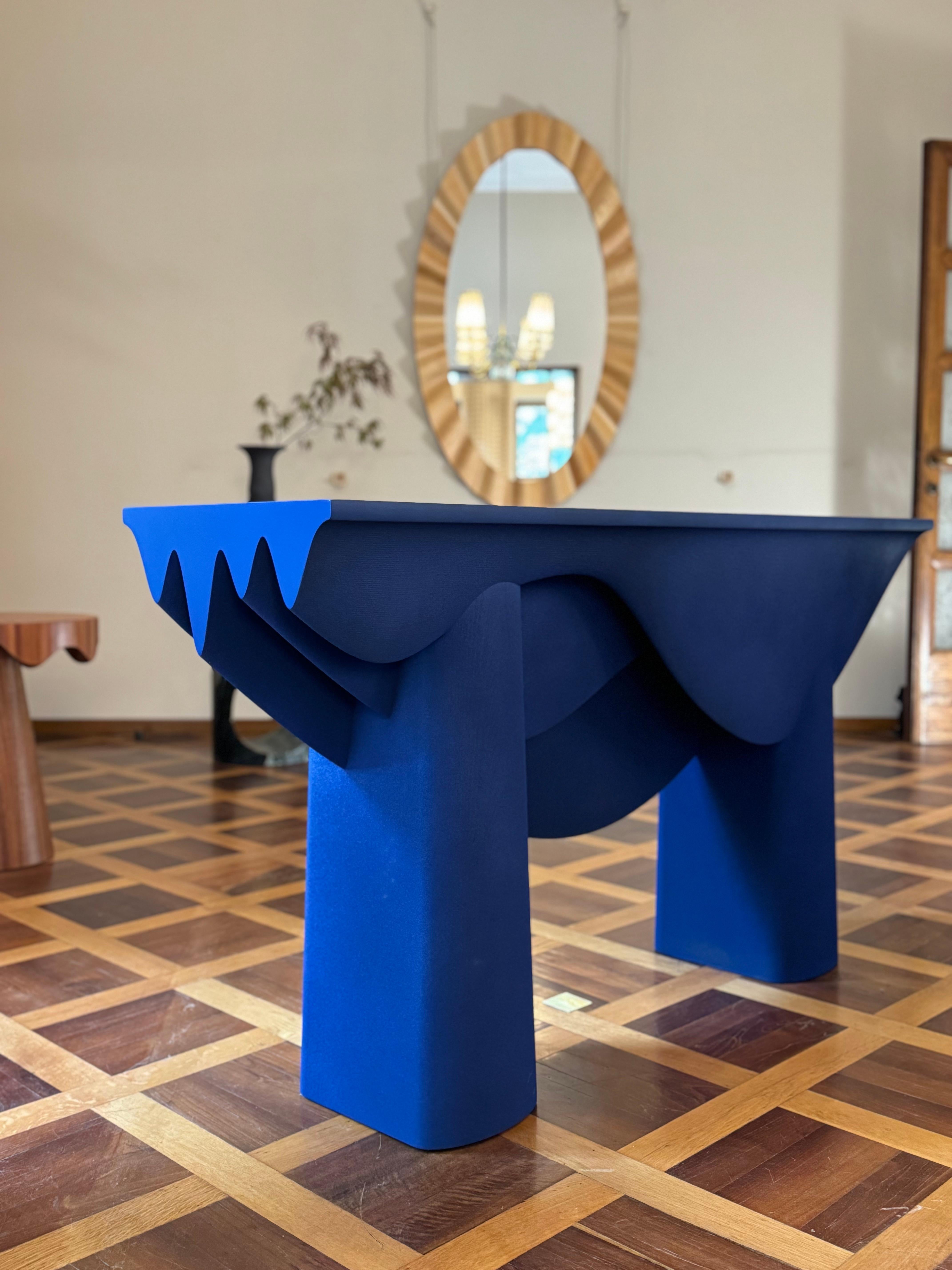 Contourage Quartz Sand Console Table by Studio TOOJ For Sale 1