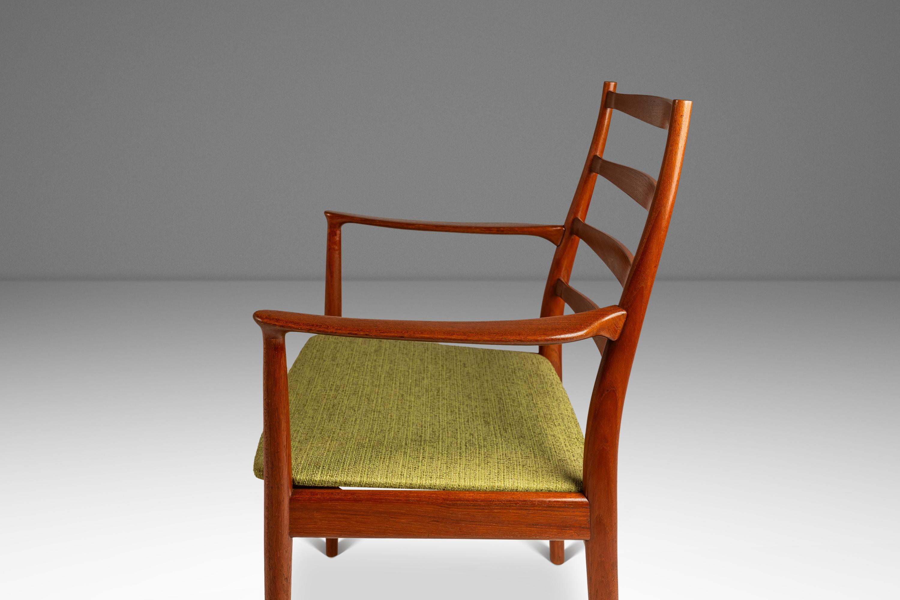 Poltrona con schienale a scaletta in teak, Torbjørn Afdal, Vamo, Danimarca, 1960 ca. in vendita 3