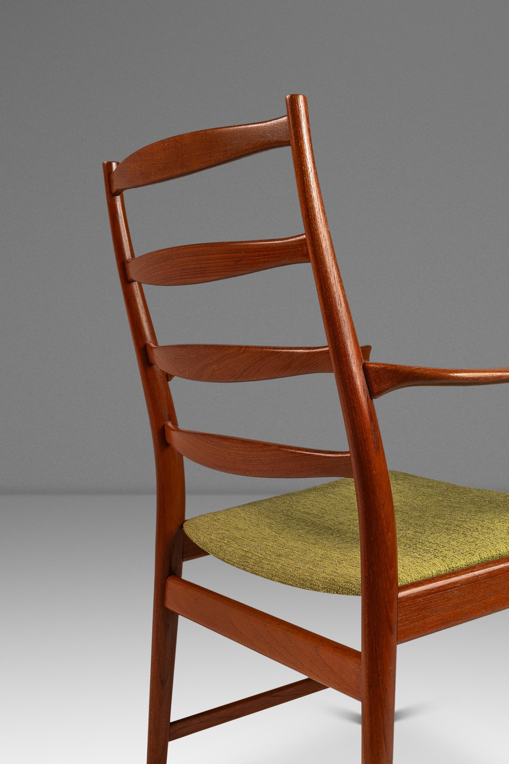 Poltrona con schienale a scaletta in teak, Torbjørn Afdal, Vamo, Danimarca, 1960 ca. in vendita 7