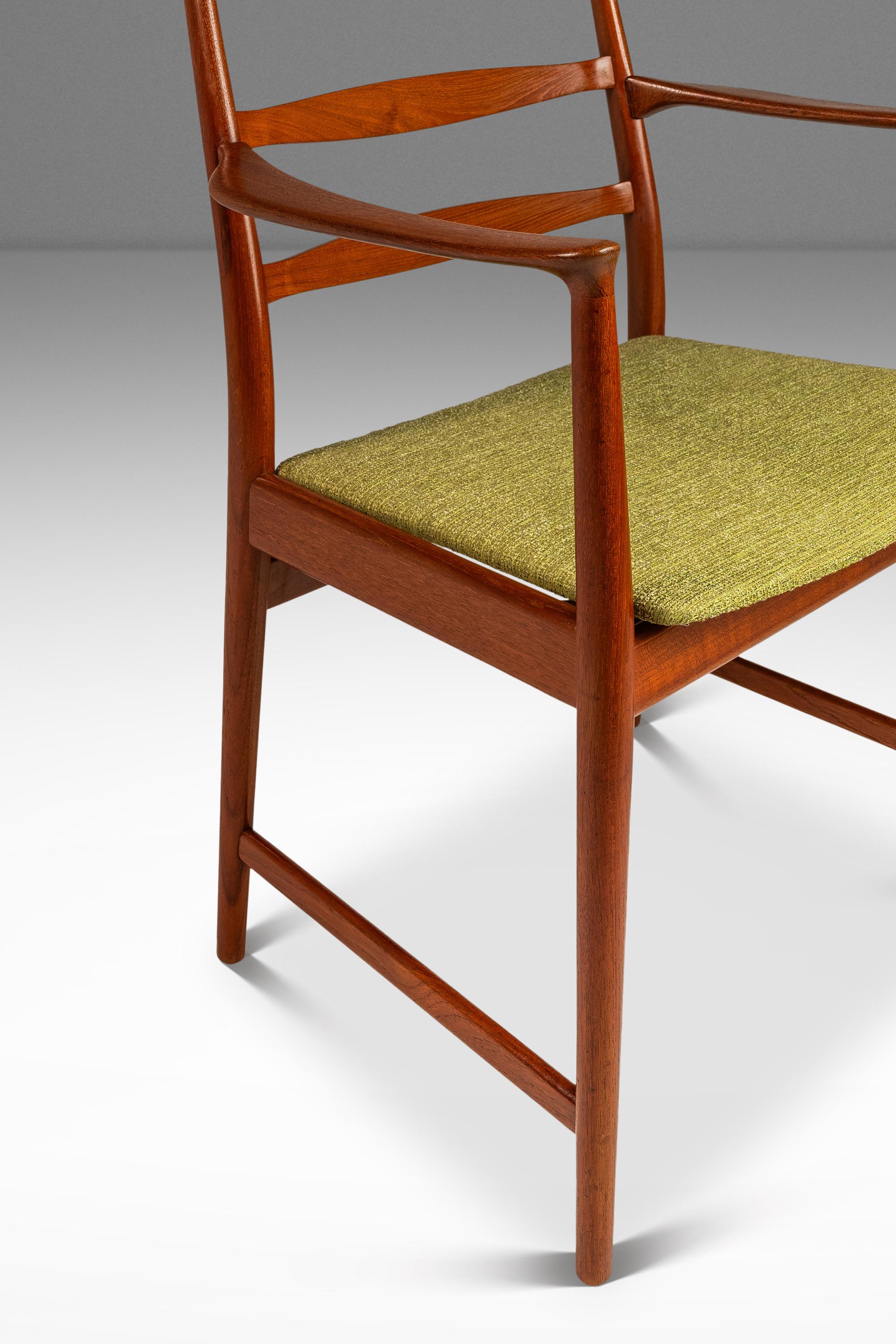 Poltrona con schienale a scaletta in teak, Torbjørn Afdal, Vamo, Danimarca, 1960 ca. in vendita 9