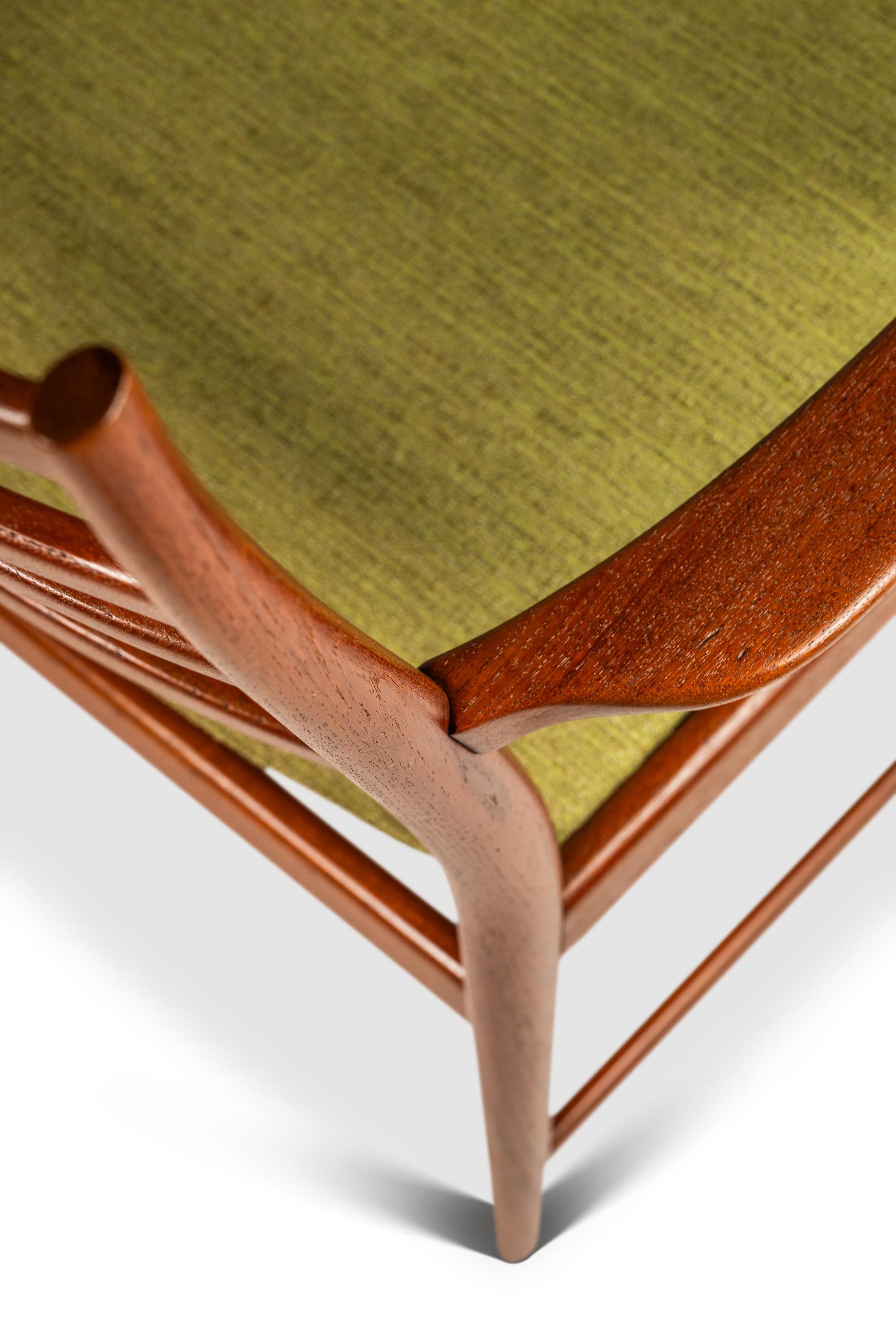 Poltrona con schienale a scaletta in teak, Torbjørn Afdal, Vamo, Danimarca, 1960 ca. in vendita 11