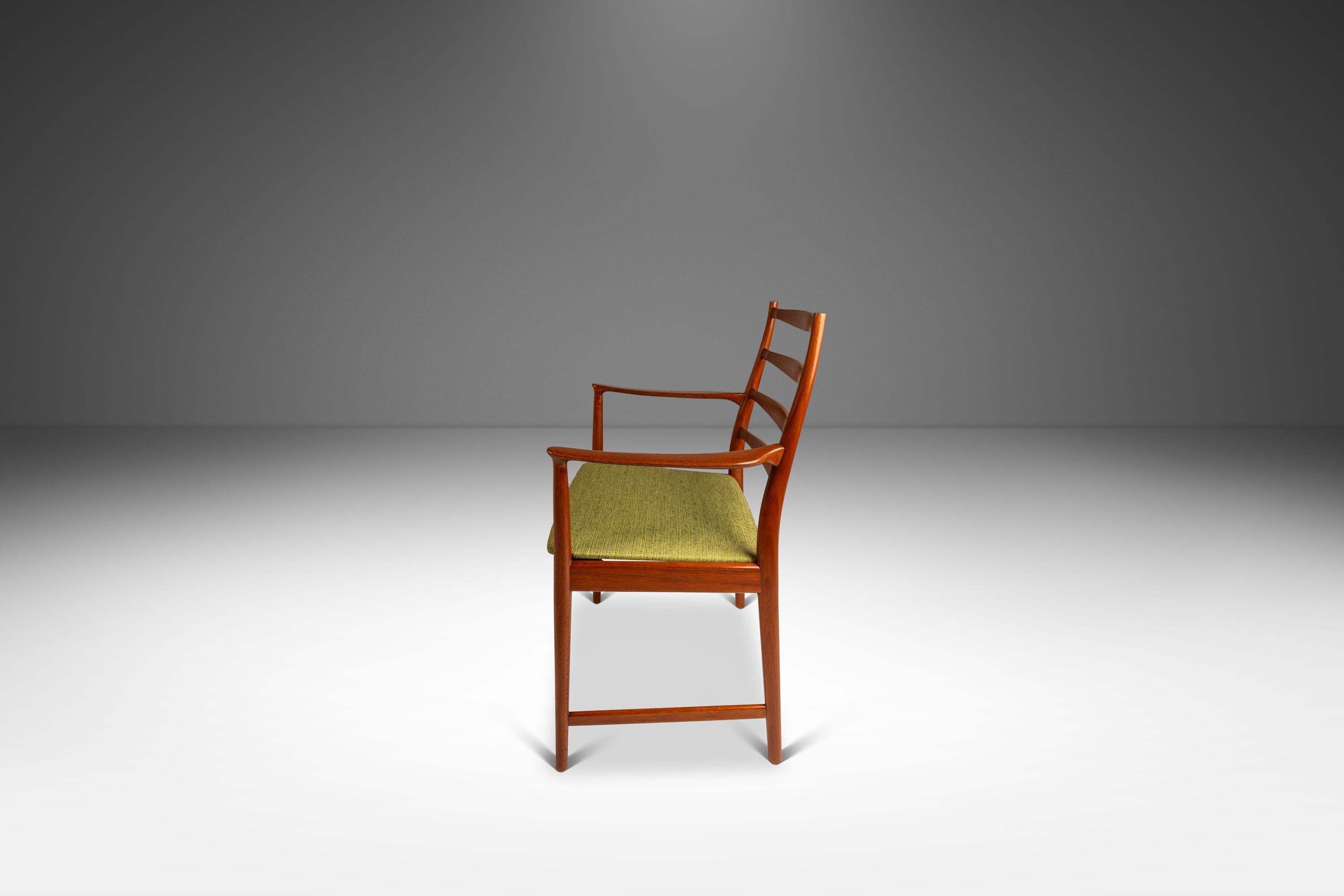 Mid-Century moderno Poltrona con schienale a scaletta in teak, Torbjørn Afdal, Vamo, Danimarca, 1960 ca. in vendita
