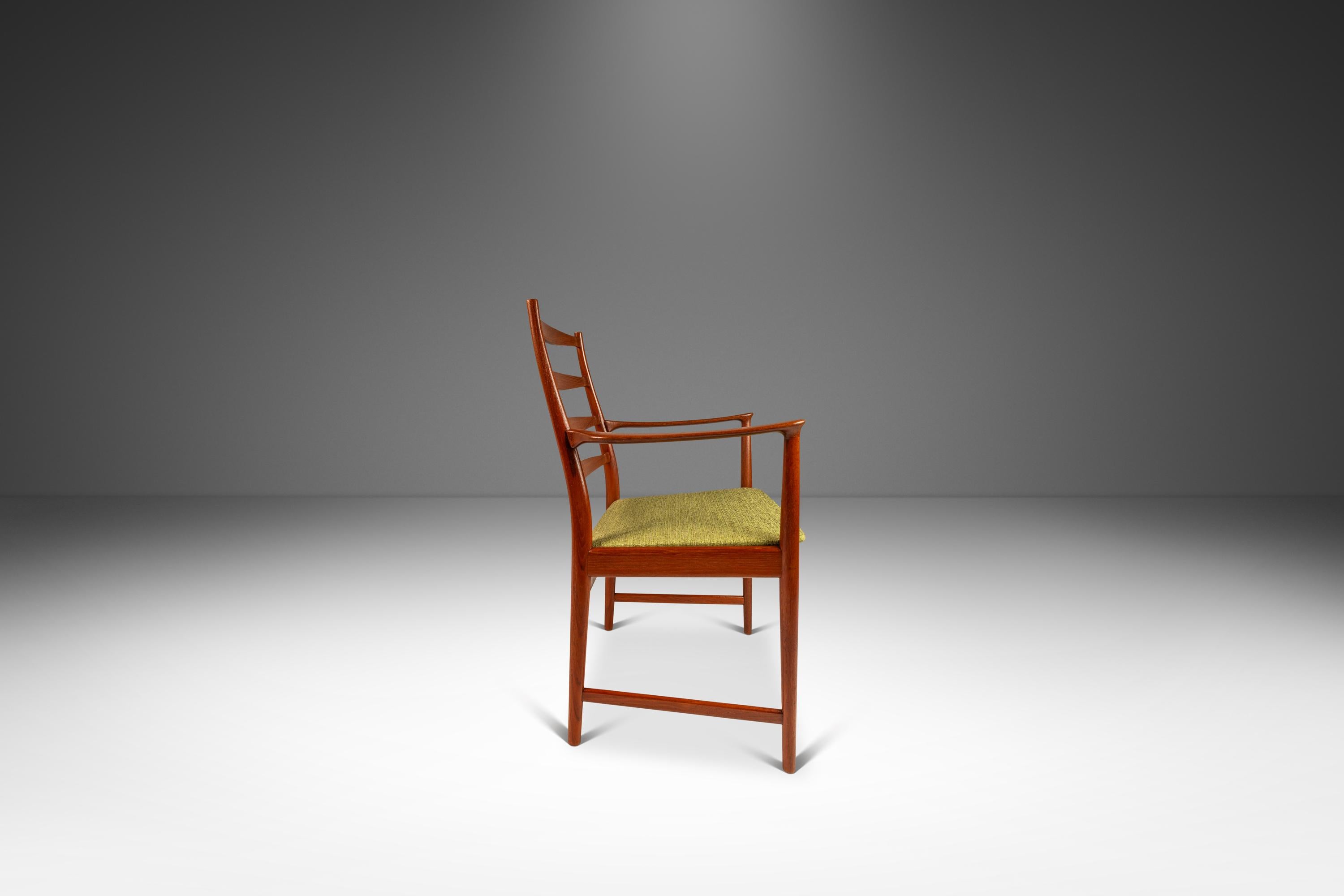 Teak Poltrona con schienale a scaletta in teak, Torbjørn Afdal, Vamo, Danimarca, 1960 ca. in vendita