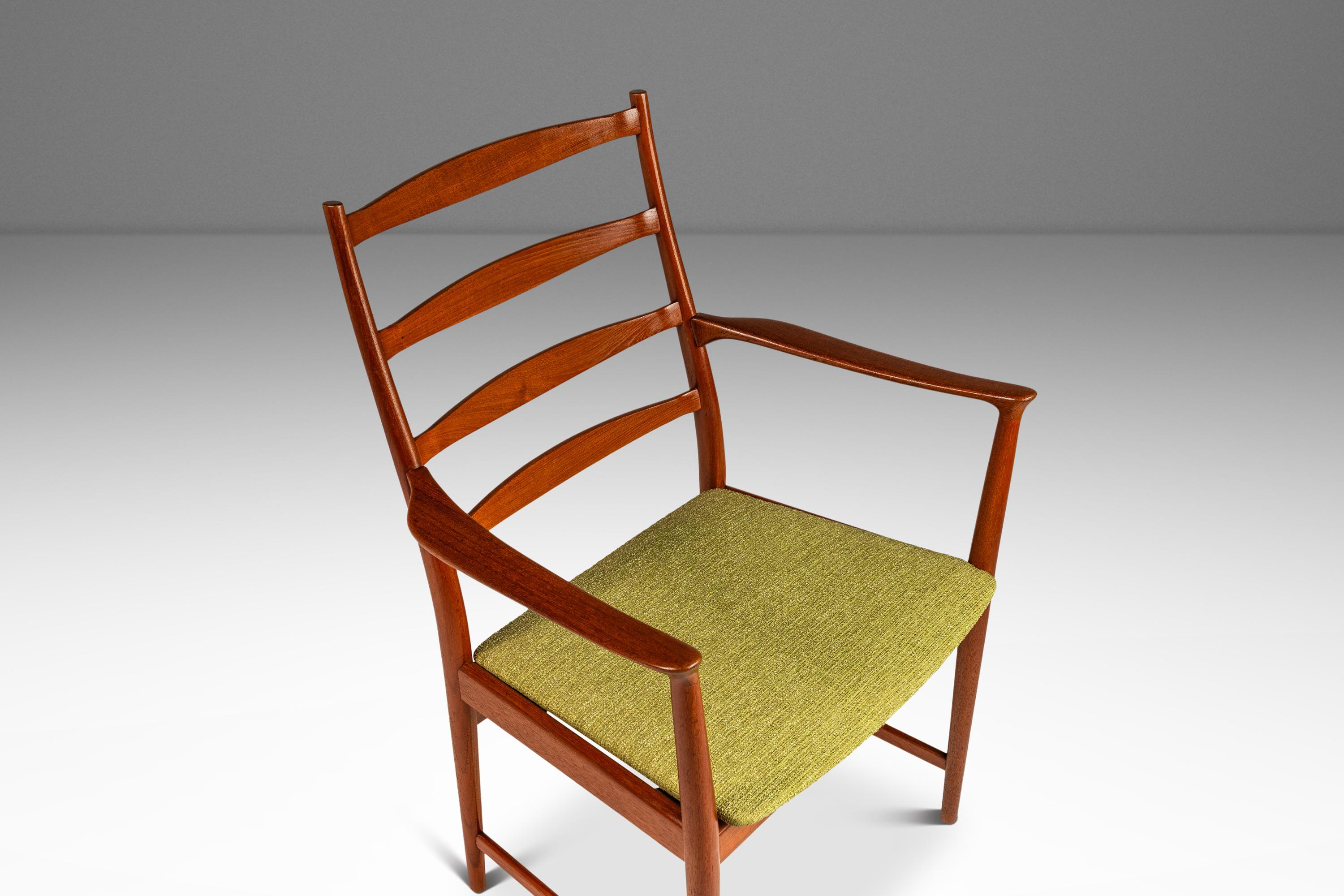 Poltrona con schienale a scaletta in teak, Torbjørn Afdal, Vamo, Danimarca, 1960 ca. in vendita 2