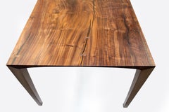 Contoured Reveal Bastogne Walnut Dining Table