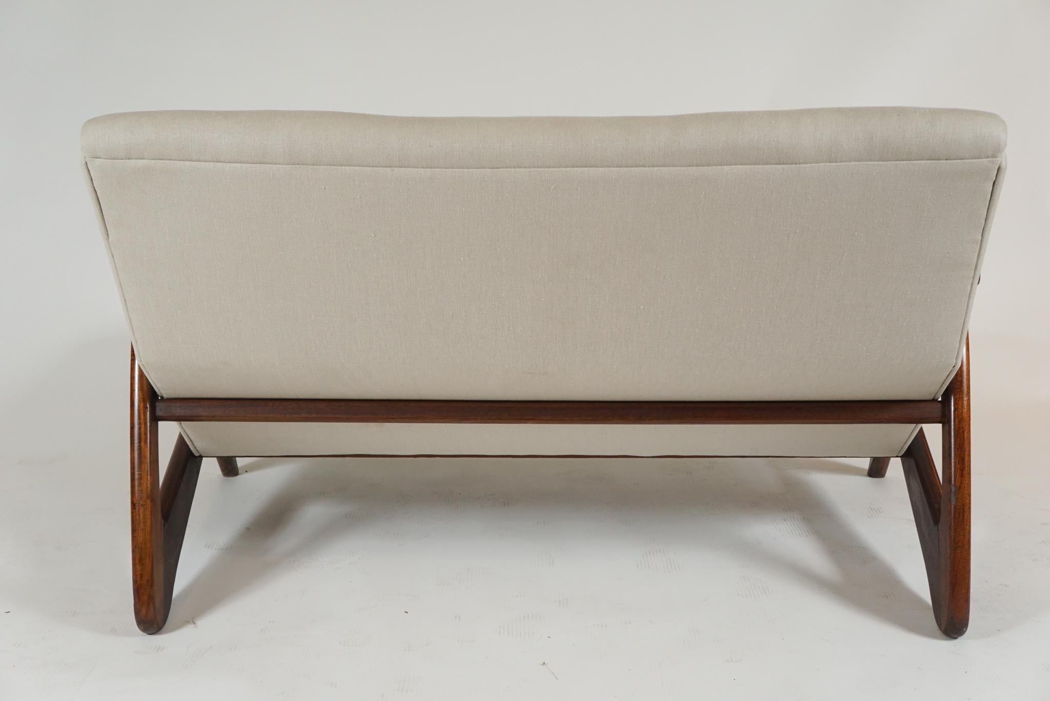 Contoured Sofa: Italian 1960's 3