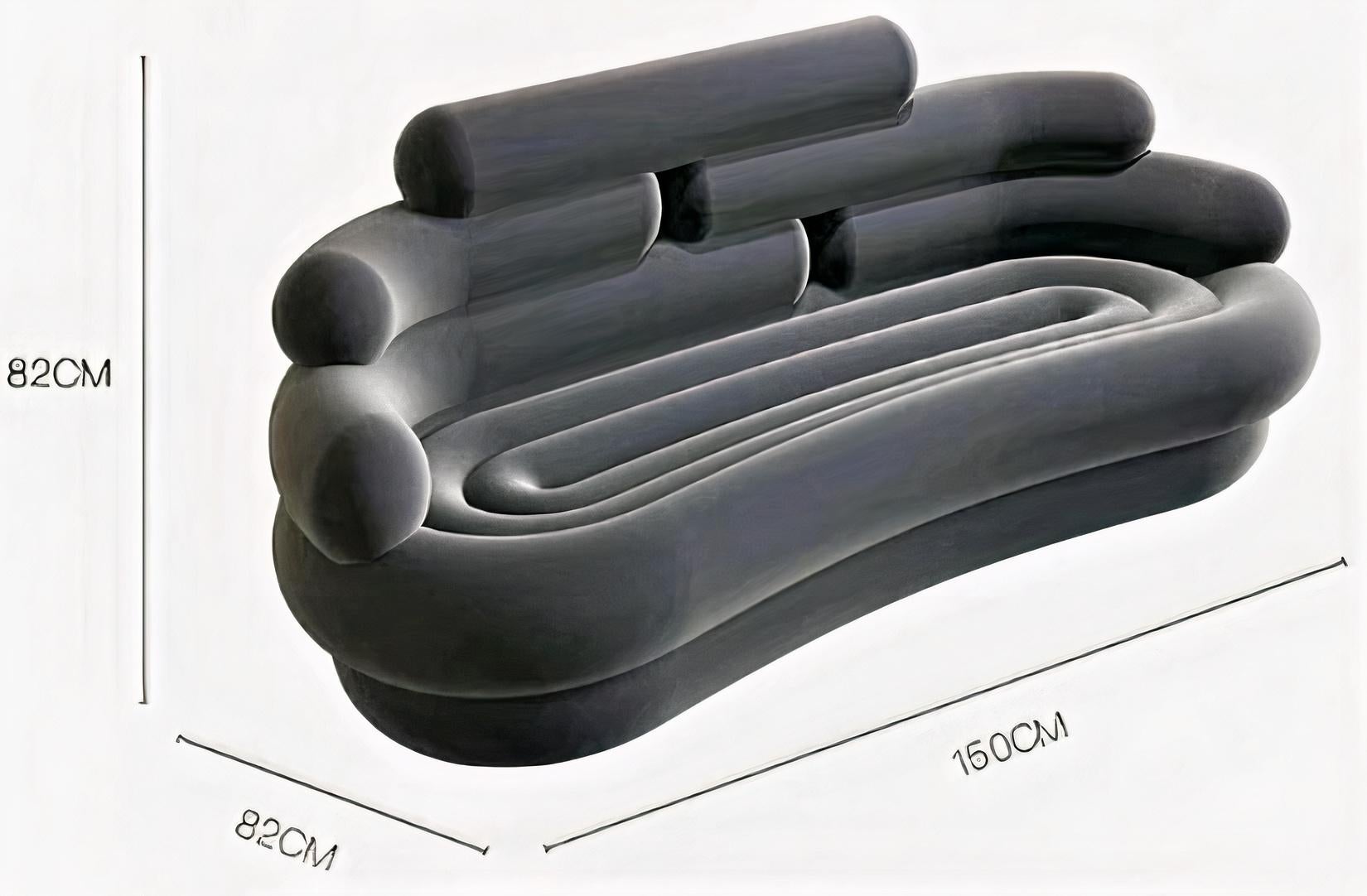 Contoured Sofa (Custom) For Sale 2